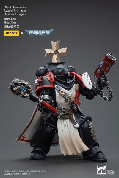 玩具聯合國★ 預購免訂金 暗源 Joy toy 黑色聖堂 聖劍兵士 德拉根兄弟 B 戰錘 戰槌 40K 3.75 