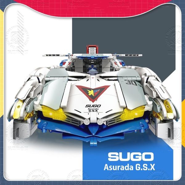 玩具聯合國★ 預購免訂金 杰星 傑星 92033 靜態 動態 阿斯拉 GSX 初代 Asurada 組裝積木 