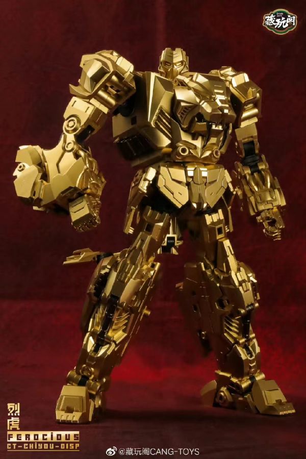 玩具聯合國★ 預購免訂金 藏玩閣 CANG-TOYS 限定版 蚩尤神 金虎 Ferocious 合體 