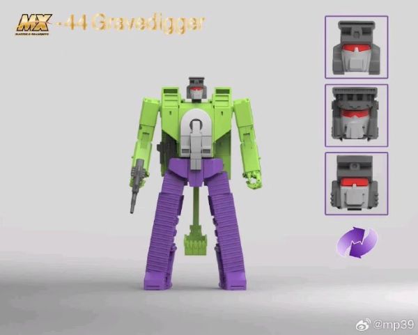 玩具聯合國★ 預購免訂金 X-Transbots X社 MX-44 清掃機 挖掘機 G1 大力神 