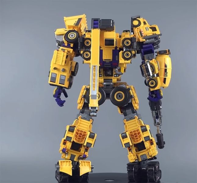 玩具聯合國 預購免訂金 機械入侵 GIANT LEGION 巨型軍團 黃色 重型建造者 六合體 大力神 