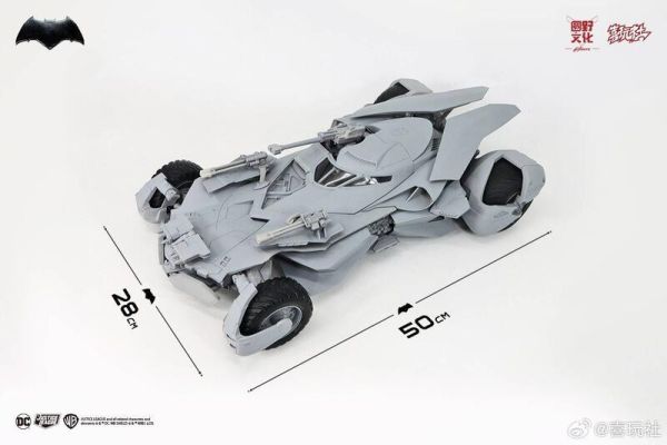 玩具聯合國 超前預購免訂金 喜玩社 正義聯盟 1/12 大本蝙蝠車 組裝模型 車長50cm 