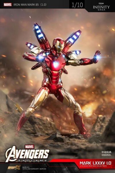 玩具聯合國★ 預購免訂金 中動玩具 1/10 鋼鐵人 Iron Man MK85 1.0版本 