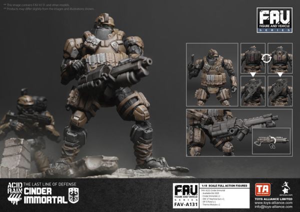 玩具聯合國 預購免訂金 TOYS ALLIANCE 酸雨戰爭 Acid Rain FAV-A131 渣燼不朽者 