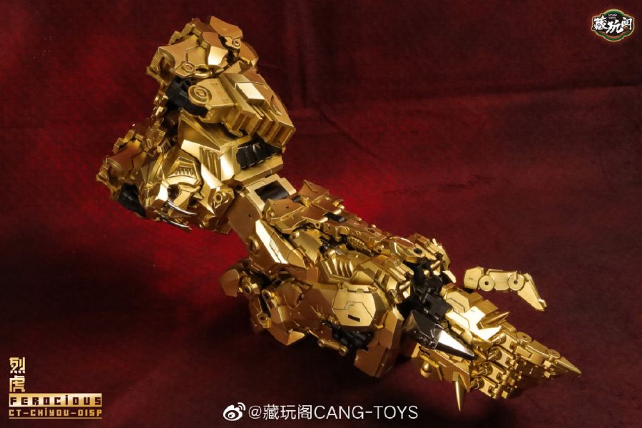 玩具聯合國★ 預購免訂金 藏玩閣 CANG-TOYS 限定版 蚩尤神 金虎 Ferocious 合體 