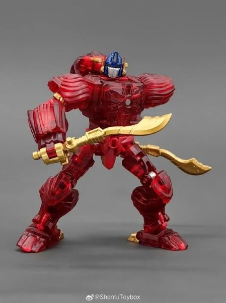 玩具聯合國★ 預購免訂金 機甲玩具 RT-01RT 野獸之戰 Caesar 凱撒 透明紅色外甲 金剛王 柯博文 小比例 