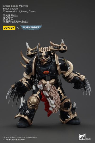 玩具聯合國 預購免訂金 暗源 Joytoy 混沌星際戰士 黑色軍團 C 裝備閃電爪的神選戰士 戰鎚40K 3.75 