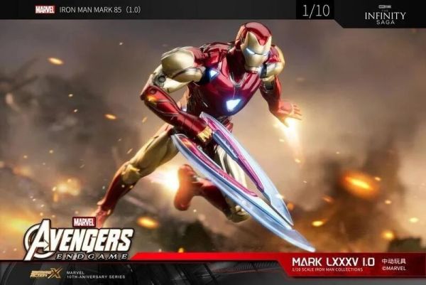 玩具聯合國★ 預購免訂金 中動玩具 1/10 鋼鐵人 Iron Man MK85 1.0版本 
