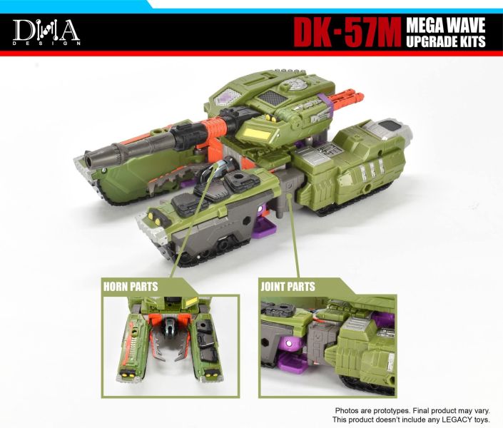 玩具聯合國 預購免訂金 DNA Design DK57M 潮汐波 艦隊 密卡登 升級配件包 