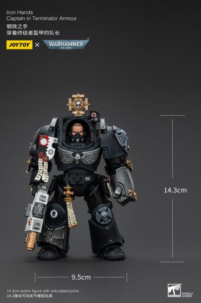 玩具聯合國★ 預購免訂金 暗源 Joytoy 鋼鐵之手 穿著終結者盔甲的隊長 鐵手 終結者 連長 戰鎚 40K 3.75 