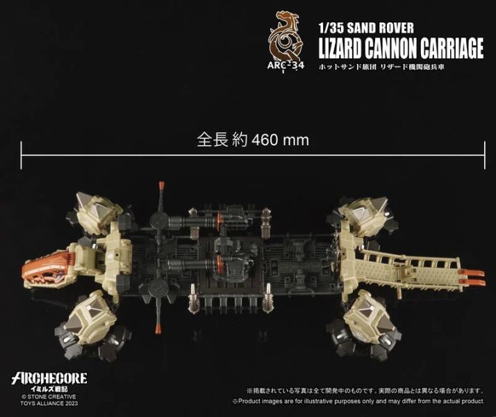 玩具聯合國★ 現貨 ARCHECORE 幻古戰記 ARC-34 熱砂旅團 蜥蜴砲車 