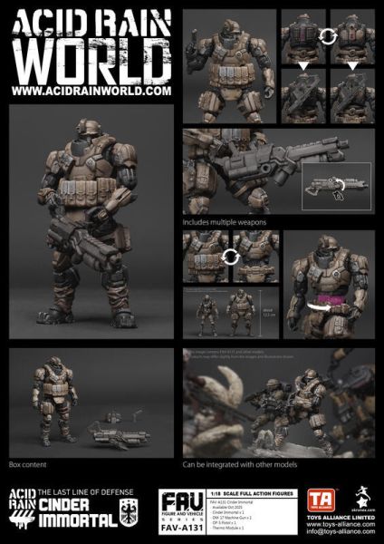 玩具聯合國 預購免訂金 TOYS ALLIANCE 酸雨戰爭 Acid Rain FAV-A131 渣燼不朽者 