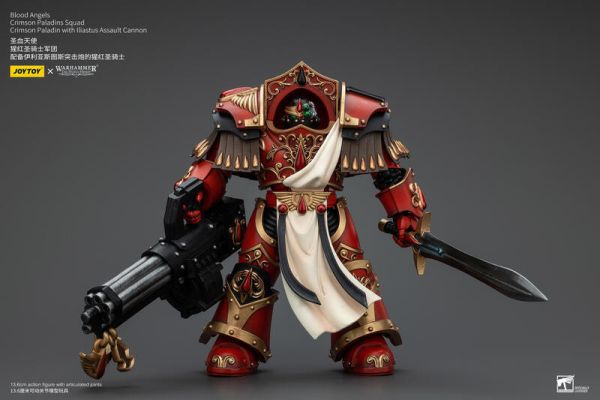 玩具聯合國★ 預購免訂金 Joytoy 暗源 聖血天使 配備伊利亞斯圖斯突擊炮的猩紅聖騎士 30k 荷魯斯之亂 