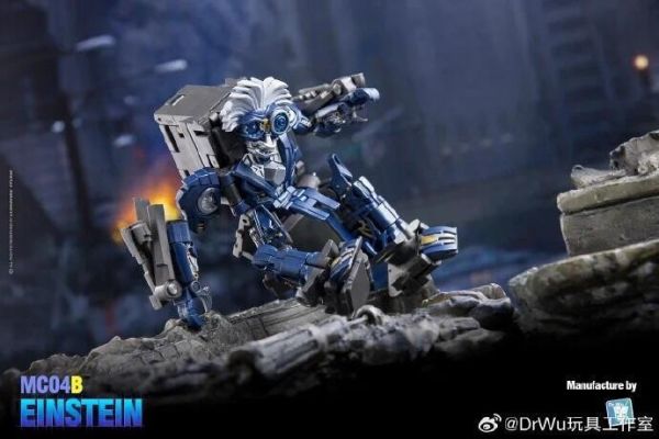 玩具聯合國★ 預購免訂金 吳醫生 MC-04B 愛因斯坦 黑色 小怪獸 好兄弟 小比例 全球限量 
