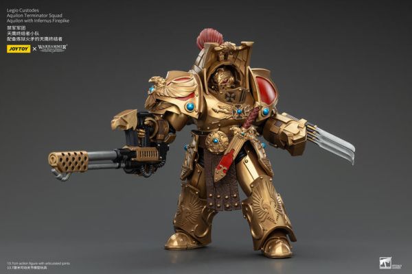 玩具聯合國★ 預購免訂金 暗源 Joytoy 禁軍 天鷹終結者小隊 配備煉獄火矛的天鷹終結者 1/18 戰鎚 40K 