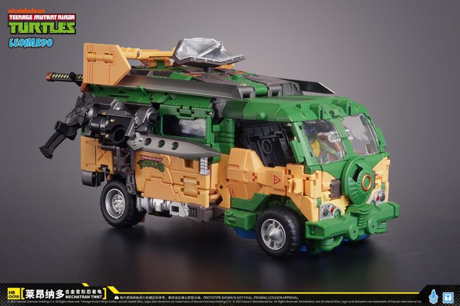 玩具聯合國★ 預購免訂金 響指動漫 合金 變形 忍者龜 Leonardo TMNT-01T 可動完成品 