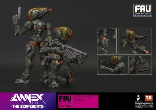 玩具聯合國★ 預購免訂金 TOYS ALLIANCE 酸雨戰爭 ANNEX 2179 FAV-H22 替死鬼 