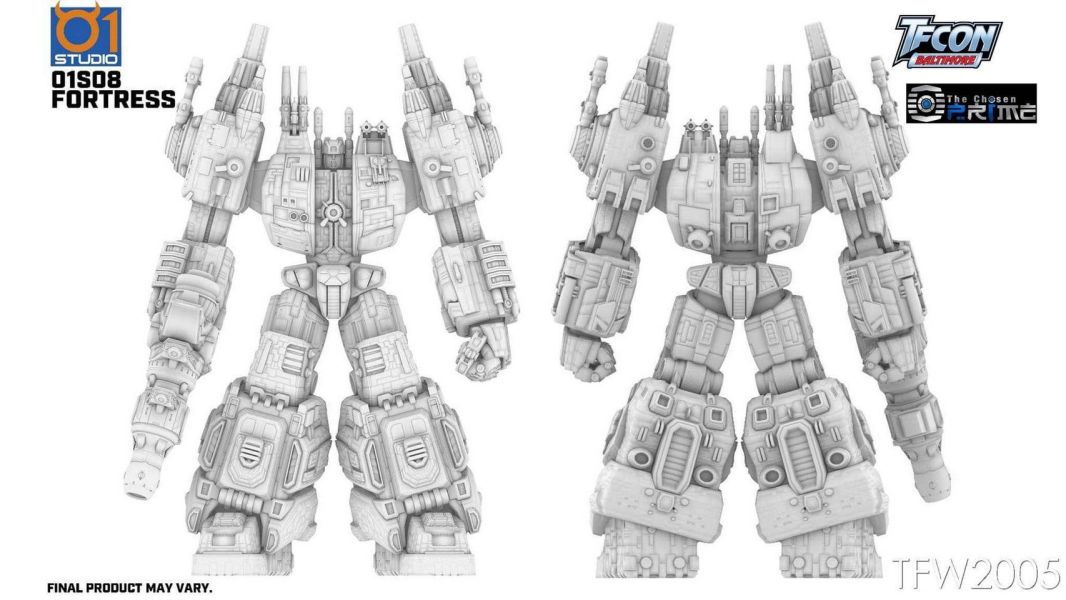 玩具聯合國★ 超前預購免訂金 01-STUDIO FOC 電玩 01S08 Fortress 猛大帥 