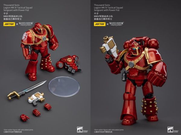 玩具聯合國★ 預購免訂金 Joytoy 暗源 千子 MKIV軍團 戰術小隊 裝備動力拳的軍士 佩戴軍旗的軍團士兵 戰鎚 