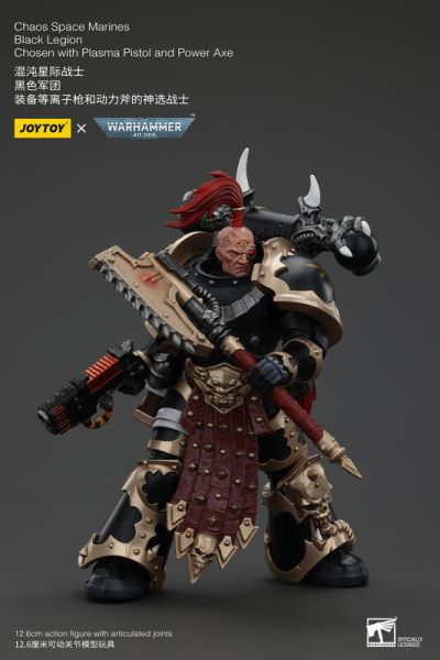 玩具聯合國★ 預購免訂金 暗源 Joytoy 混沌星際戰士 黑色軍團 A 裝備等離子槍和動力斧的神選戰士 戰鎚 