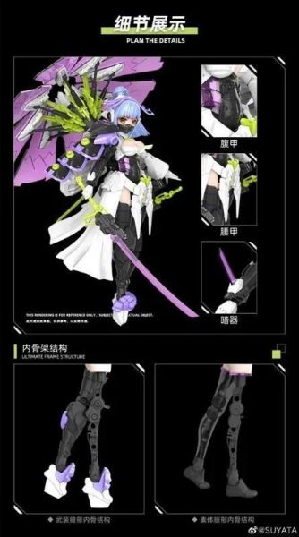 玩具聯合國★ 預購免訂金 SUYATA 塑雅塔 獵手詩篇 第五彈 1/12 機娘 HP-005 雪姬 組裝模型 
