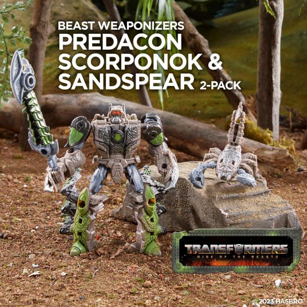 玩具聯合國★ 預購免訂金 變形金剛 TF7 萬獸崛起 SANDSPEAR 2 PACK 捕食者 蠍子 