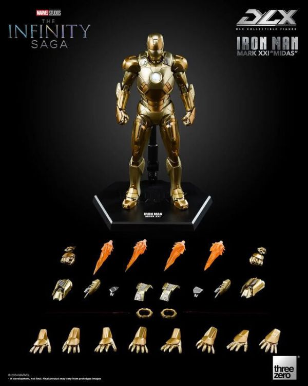 玩具聯合國★ 預購免訂金 threezero DLX 鋼鐵人 Mark 21 MK21 米達斯 Midas 金霸王 