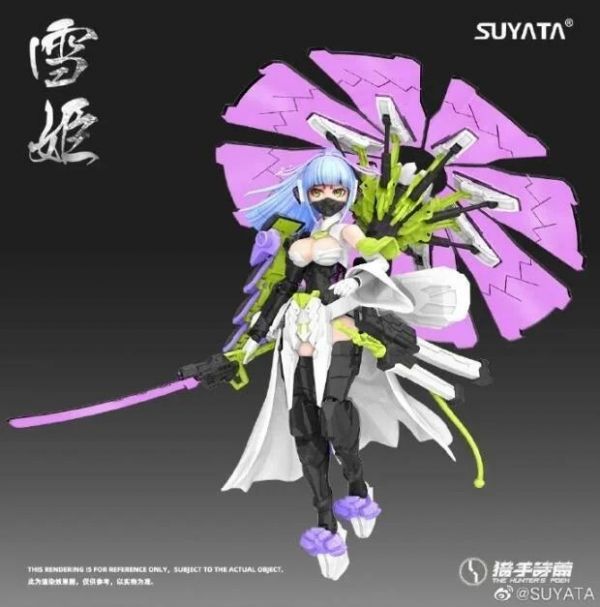 玩具聯合國★ 預購免訂金 SUYATA 塑雅塔 獵手詩篇 第五彈 1/12 機娘 HP-005 雪姬 組裝模型 