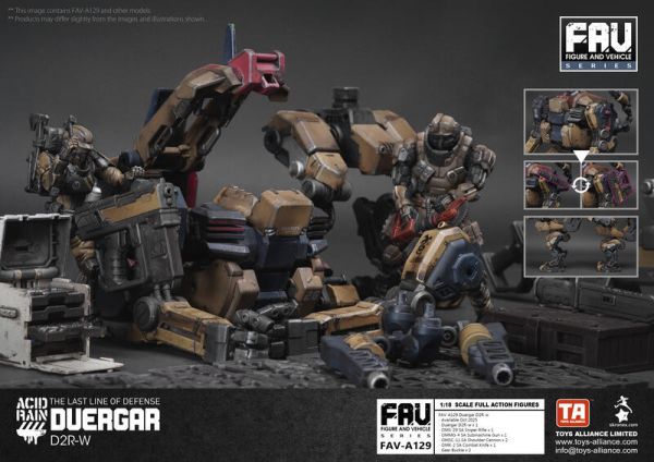 玩具聯合國 預購免訂金 TOYS ALLIANCE 酸雨戰爭 Acid Rain FAV-A129 杜爾加 D2R-w 