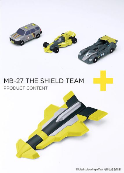 玩具聯合國★ 現貨 FansHobby FH 微型傳說 MB-27 MB27 盾小隊 小車套 