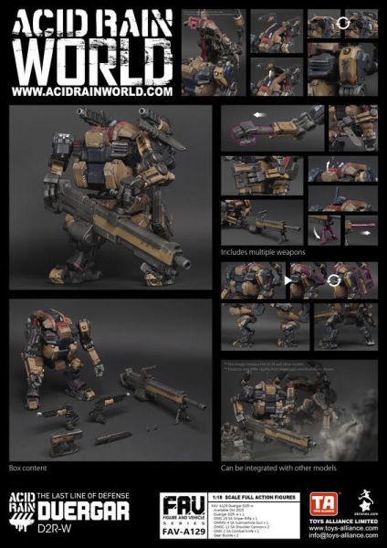 玩具聯合國 預購免訂金 TOYS ALLIANCE 酸雨戰爭 Acid Rain FAV-A129 杜爾加 D2R-w 