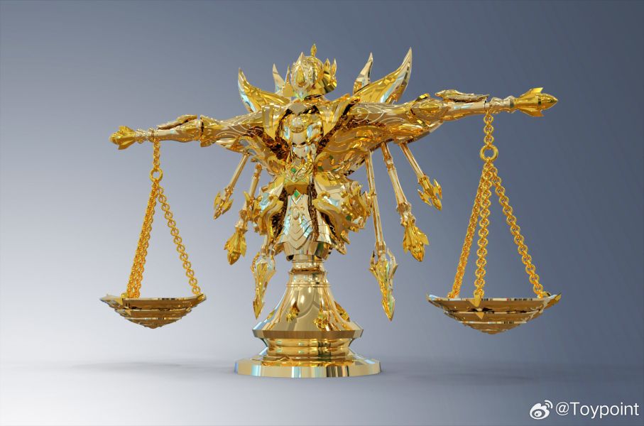 玩具聯合國★ 預購免訂金 Toypoint 眾星起源 聖鬥士星矢 第八彈 天秤座 星耀版 合金完成品 