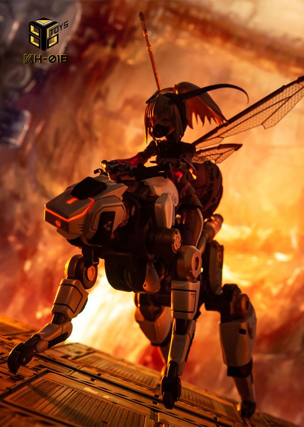 玩具聯合國★ 即將到貨 86TOYS 戰地機械獸 1/12 機娘 兵人坐騎 KH-01A 紅 KH-01B 白 