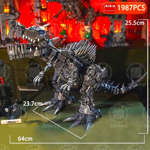 玩具聯合國★ 預購免訂金 啟迪 QD66002 巨獸紀元 燼剛劍 機械 棘背龍 積木 可相容LEGO磚 