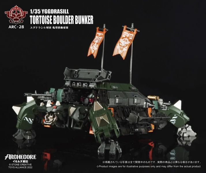 玩具聯合國★ 現貨 ARCHECORE 幻古戰記 ARC-28 世界之樹軍團 龜式機動堡壘 ARC28 