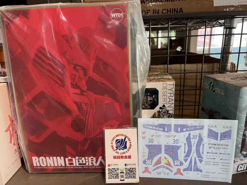 玩具聯合國 再版預購免訂金 Wonderful-Trans WT01 RONIN 白色浪人 飄移 