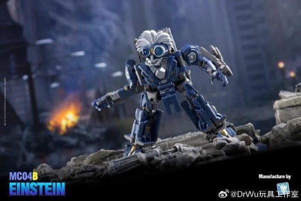 玩具聯合國★ 預購免訂金 吳醫生 MC-04B 愛因斯坦 黑色 小怪獸 好兄弟 小比例 全球限量 