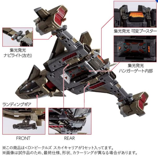 玩具聯合國 預購免訂金 TAKARATOMY 戴亞克隆 DIACLONE D-08 <D> 載具 天空航母 