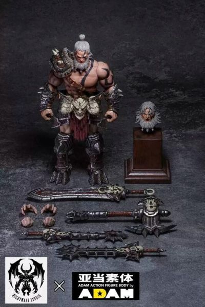 玩具聯合國★ 預購免訂金 夢魘工作室 D20 1/12 黑暗庇護 蠻族狂戰士 可動 