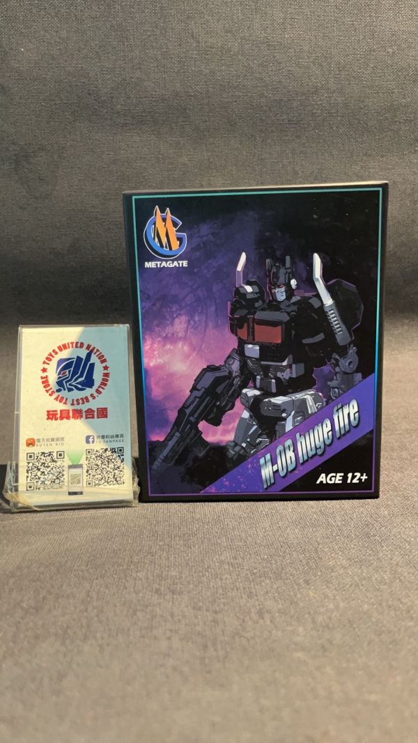 玩具聯合國★ 現貨 METAGATE 口袋比例 M-01B BLACK FIRE 黑火 暗黑 柯博文 