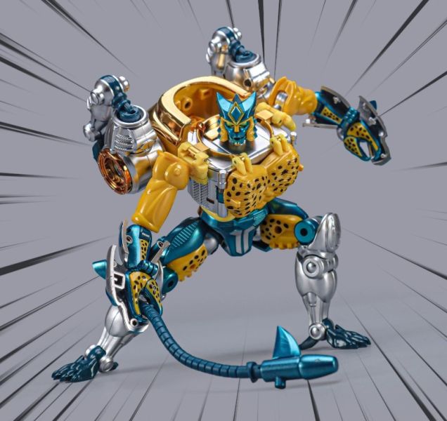 玩具聯合國★ 現貨 TA BWM-03 野獸戰爭 金屬變體豹司令 二代 黃豹 超能勇士 精塗版 