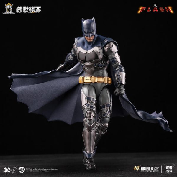 玩具聯合國★ 預購免訂金 創世模王 蝙蝠俠 閃電俠 DC 班·艾佛列克 組裝模型 
