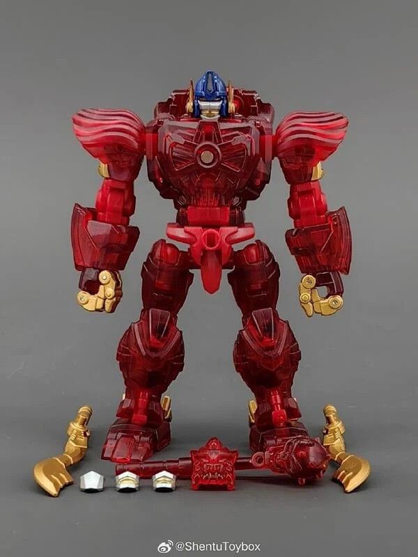 玩具聯合國★ 預購免訂金 機甲玩具 RT-01RT 野獸之戰 Caesar 凱撒 透明紅色外甲 金剛王 柯博文 小比例 