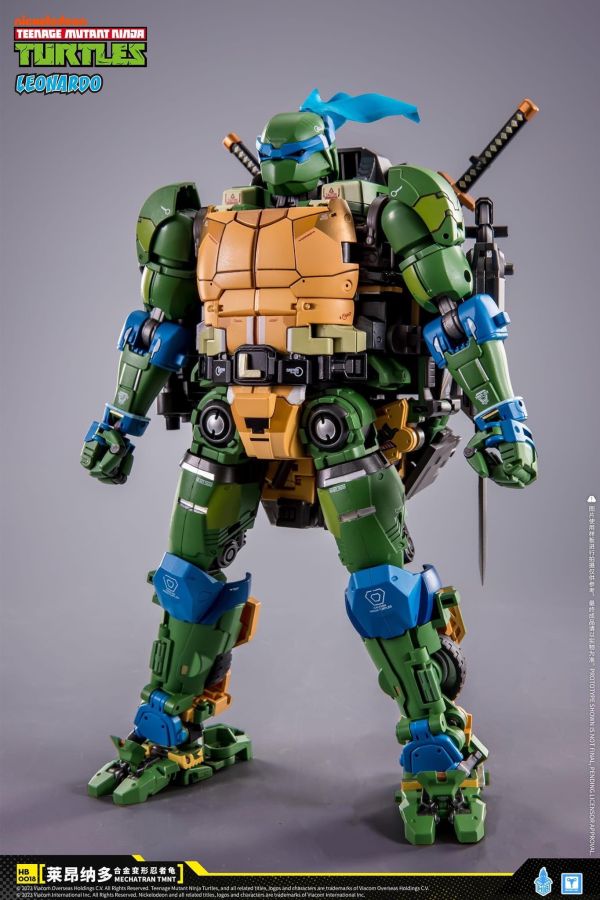 玩具聯合國★ 預購免訂金 響指動漫 合金 變形 忍者龜 Leonardo TMNT-01T 可動完成品 