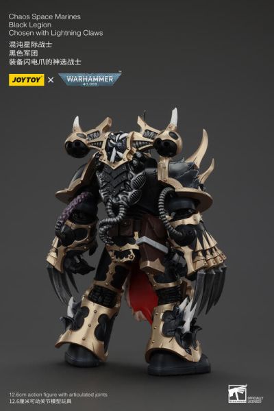 玩具聯合國 預購免訂金 暗源 Joytoy 混沌星際戰士 黑色軍團 C 裝備閃電爪的神選戰士 戰鎚40K 3.75 