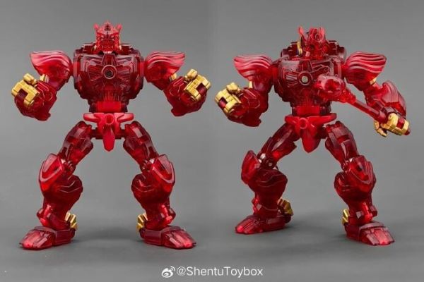 玩具聯合國★ 預購免訂金 機甲玩具 RT-01RT 野獸之戰 Caesar 凱撒 透明紅色外甲 金剛王 柯博文 小比例 