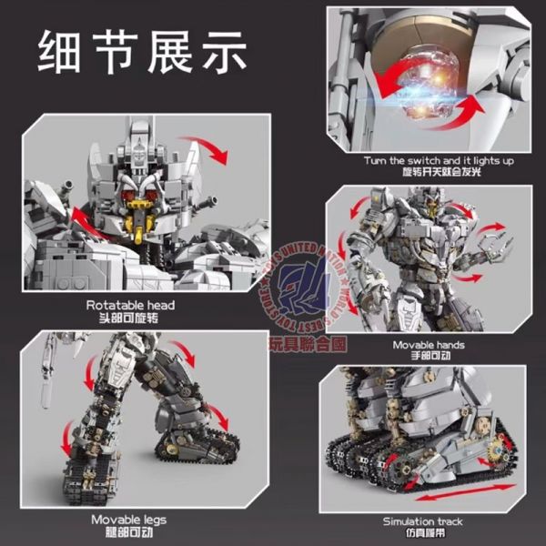 玩具聯合國★ 即將到貨 組裝積木 狂派 領袖 密卡登 威震天 