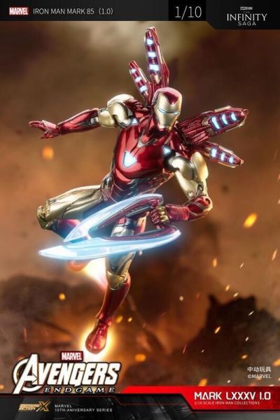 玩具聯合國★ 預購免訂金 中動玩具 1/10 鋼鐵人 Iron Man MK85 1.0版本 