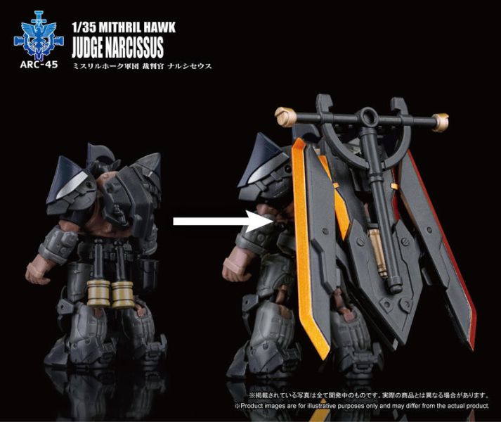 玩具聯合國 現貨 幻古戰紀 ARCHECORE ARC-45 秘銀雄鷹軍團 裁判官 納西瑟斯 