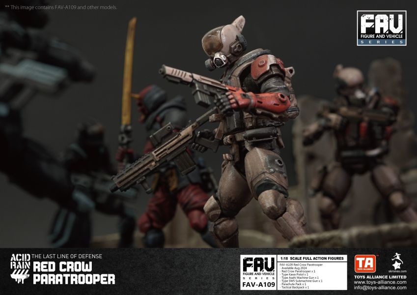 玩具聯合國★ 現貨 酸雨戰爭 Acid Rain FAV-A109 赤鴉傘兵 